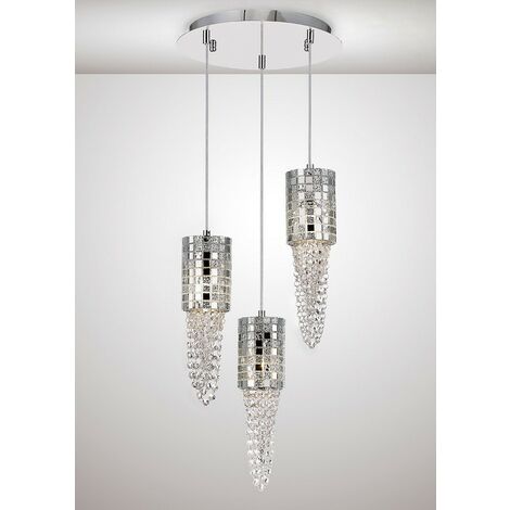 Inspired Diyas Camden Pendentif Cluster Plafond Lumi Re G Rond