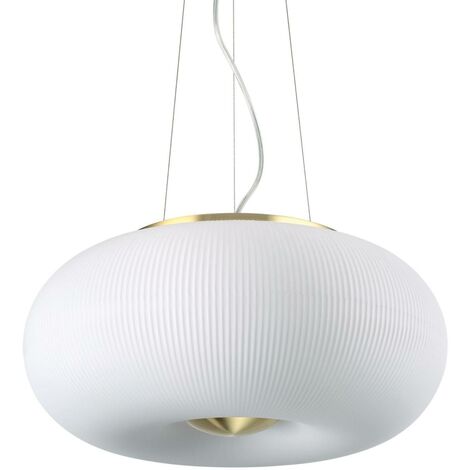 Ideal Lux Arizona Luminaire Suspendu Rond Ampoules Blanc