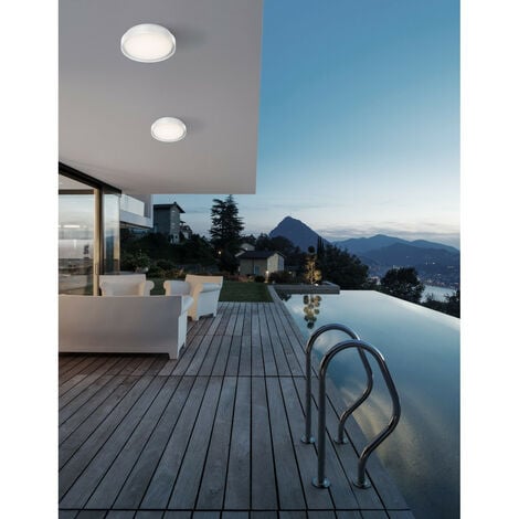 Merano Delta Encastr Ext Rieur Blanc Sable Aluminium Led W Lm