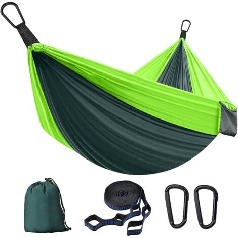 Hamac Suspendu Simple Ou Double Hamac Camping Jardin Avec Sac Portable