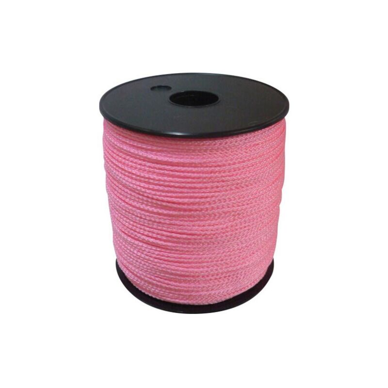 Tresse Polypropylene Rose Fluo Mm X M Corderies Tournonaises