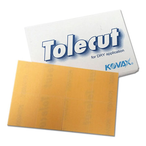 Kovax 191 1526 SHEETS ABRASIVE Tolecut ORANGE 29 X 35 P1200 25 PIECES