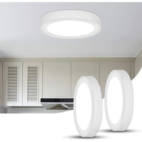 2 Unità Plafoniera LED Soffitto Moderna 12W Lampada Led Soffitto 6500K