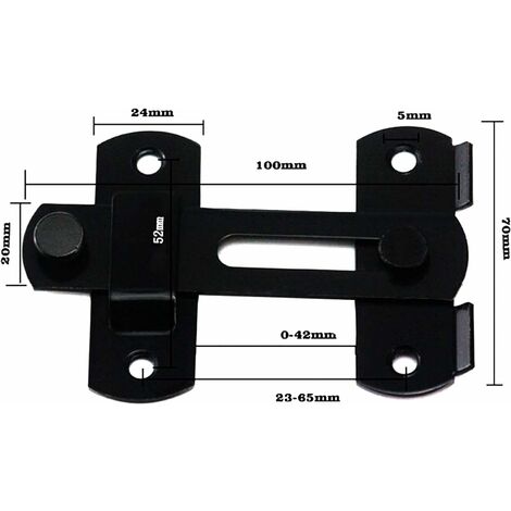 Norcks Piezas Pestillos De Puerta Corredera De Acero Inoxidable