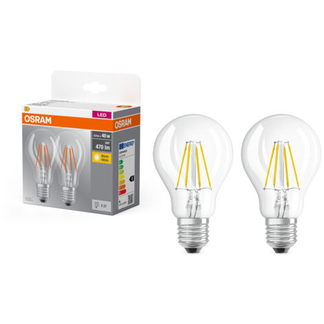 Osram Base Classic A Fil Led Lampe Mit Sockel E Klassische