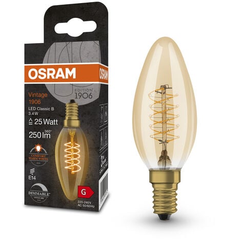 Osram Dimmbare Led Lampen Vintage Edition Watts Ersatz E B