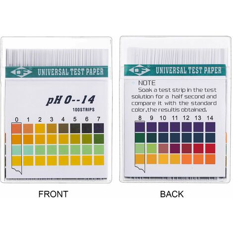 Universal Ph Test Strips Full Range Ph Meter Ph And Body Acidity