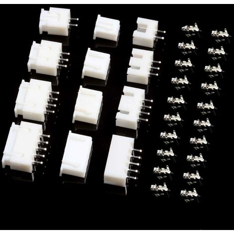 460pcs JST Connector Kit JST XH 2 3 4 5 6 Pin Male Female