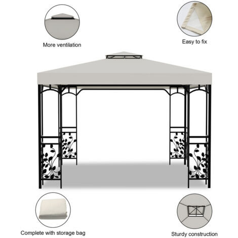 SWANEW Toile De Rechange Toit De Remplacement D Auvent Toit De Tente De