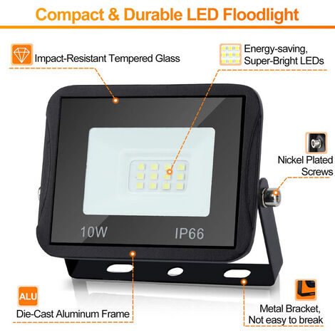 Deactive Swanew Led Fluter Mit Stativ Strahler Au En Baustrahler Ip