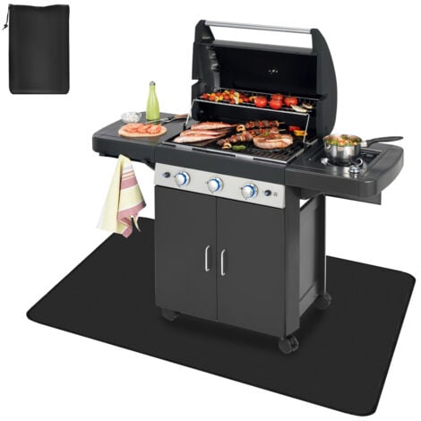 Tolletour Tapis De Barbecue X Cm Tapis De Protection De Sol Pour