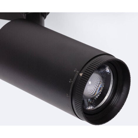 Foco Carril LED Monofásico 20W CCT West Multiángulo 15 60º Negro