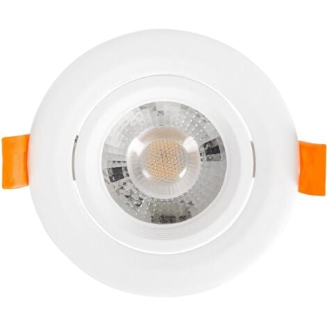 Foco Downlight Led W Circular Solid Slim Corte Mm Blanco C Lido K