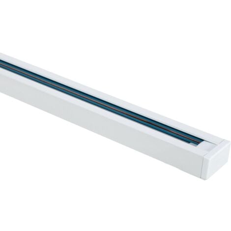 Carril Monof Sico Aluminio Ultrapower Para Focos Led Metro Blanco