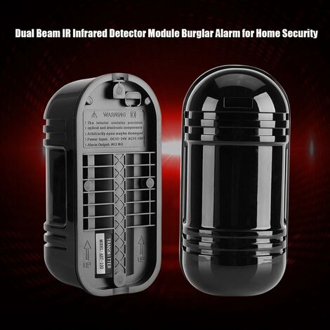 Dual Beam Photoelectric Infrared Sensor Barrier Detector M Alarm