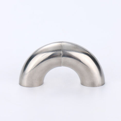 304 Stainless Steel Pipe Fitting Long Radius 90 Degree Elbow Butt Weld