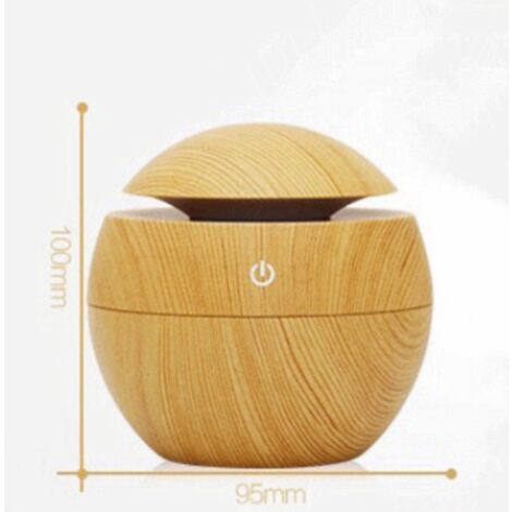 Wood Grain Aroma Diffuser 130ml Essential Oil Diffuser Portable