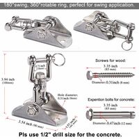 Kg Capacity Heavy Duty Swing Hangers With Sus Stainless Steel