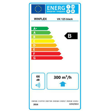 Extracteur Air VK 125 Mm 355 Mc H Winflex