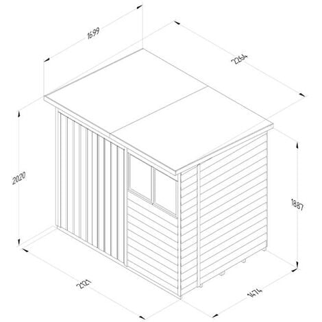 X Forest Life Yr Guarantee Overlap Pressure Treated Double