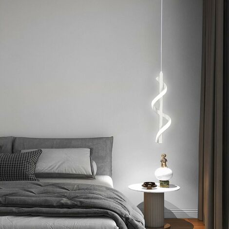 Led Modern Pendelleuchte Wei Spirale H Ngelampe F R Esszimmer K Che