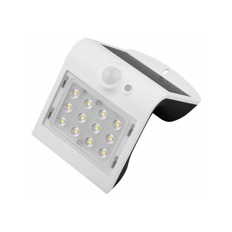 Aplique Led Solar Korpass Sensor 2W Blanco 6400K