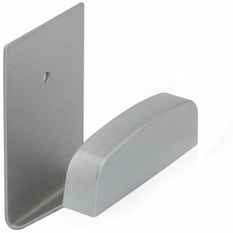 Colgador Percha Adhesivo Acero Inoxidable Color Gris