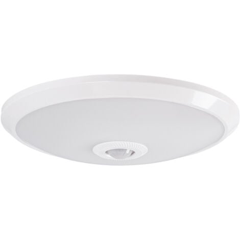 Plafón LED con sensor de movimiento PIR 20W Ø30cm IP20