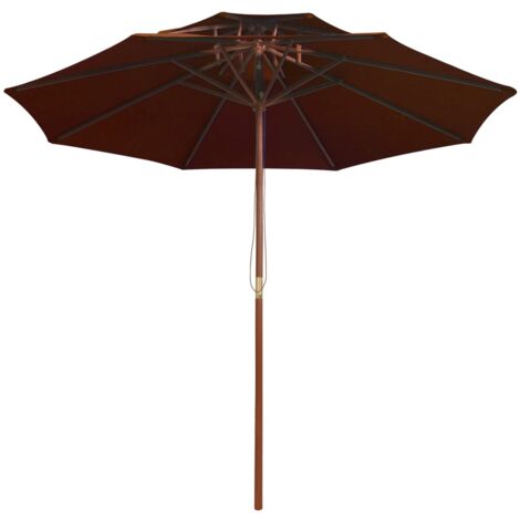 Parasol Deux Tages Avec M T En Bois Terre Cuite Cm