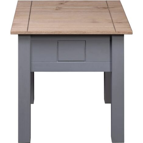 Table De Chevet Gris X X Cm Pin Gamme Panama