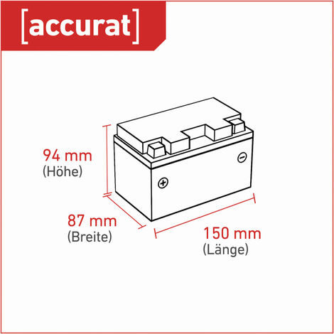 Accurat Sport SG YTZ10 S Batterie Moto 12V 8 5Ah 9Ah 130A Gel DIN