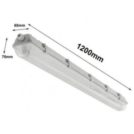 Lámpara LED estanca para tubo LED T8 120cm IP65 Pack de 12 SI