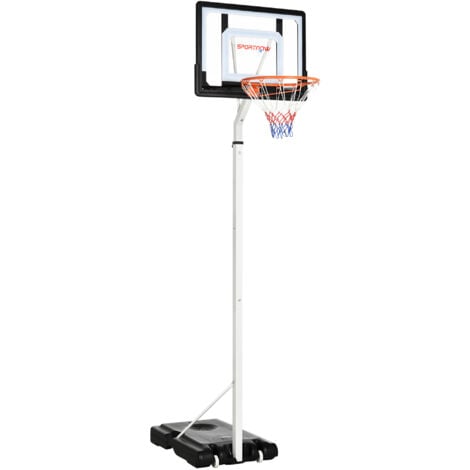 Sportnow Canasta De Baloncesto Con Ruedas Altura Ajustable Cm