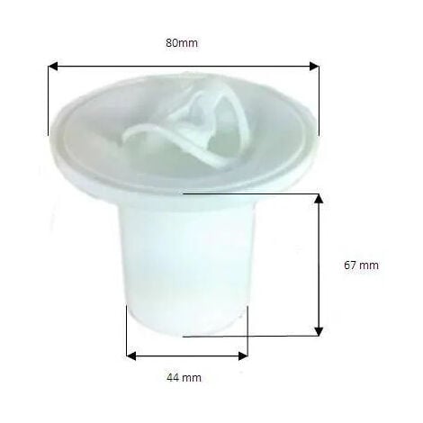 Capot ABS Chromé 120mm avec tube garde d eau pour bonde diamètre 90 mm