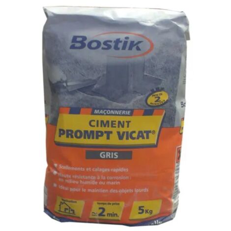 Prompt Ciment Sac De 5 Kg Bostik