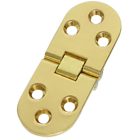 10 PCS Folding Table Hinges 180 Degree Rounded Zinc Alloy Folding Table