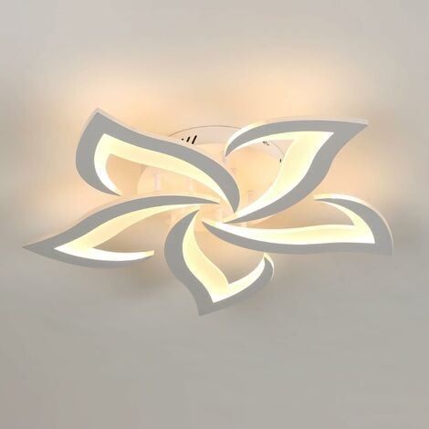 COMELY Modern LED Ceiling Light 48W 6500LM In Acrylic Creative Flower