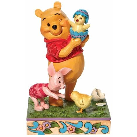 Figurine de Collection Winnie l Ourson et Porcinet Pâques