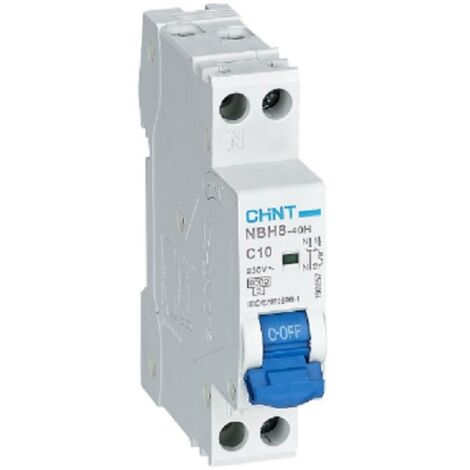 Chint Nbh8 40h C10 1pn 6 Interruttore Magnetotermico Compatto 1p N 10a