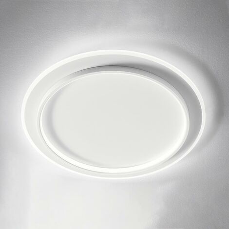 Gea Luce Plafoniera Alluminio Bianco W Led K Lm Dharma P G B