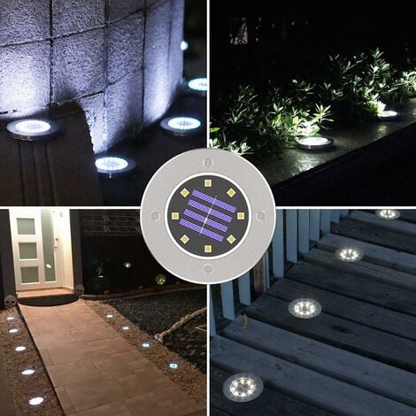 Luz Solar Minkurow Para Exteriores Blanco Fr O K Paquete De