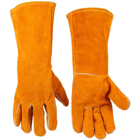 Minkurow Guantes De Soldadura Guantes Resistentes Al Calor Guantes A