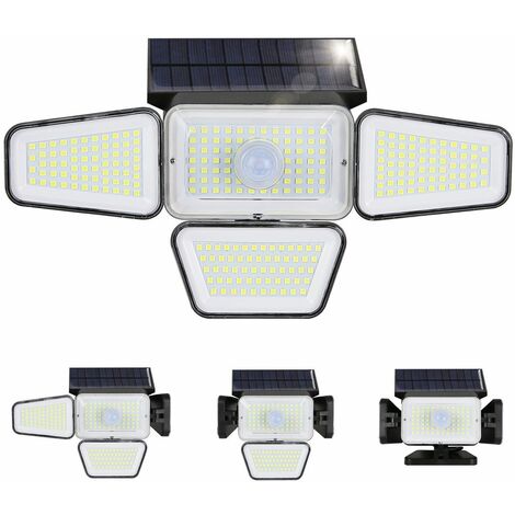 Luz LED solar para exteriores Iluminación solar con sensor de