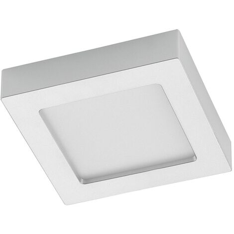 Prios Plafoniera Led Alette Argento Cm Dimmerabile