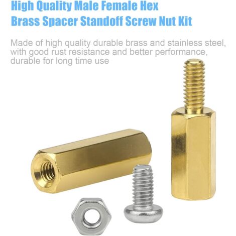 M Brass Standoff Pcb Standoff Threaded Male Female Hex Copper Bolts