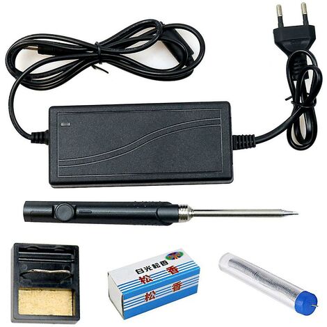 Sh Electric Soldering Iron W Mini Portable Adjustable Temperature