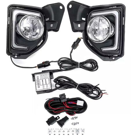 Led Drl Daytime Running Lights Fog Lamp Assembly For Daylights Wires