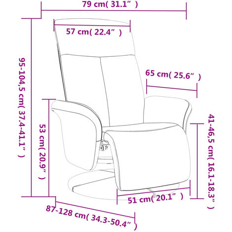 Fauteuil Inclinable Avec Repose Pieds Jaune Clair Tissu Vidaxl