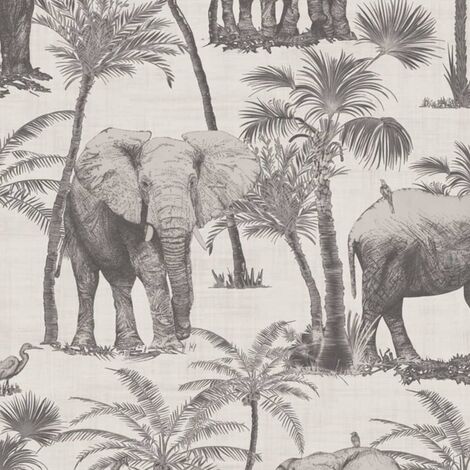 Papier Peint L Phant Bosquet Charbon Dutch Wallcoverings