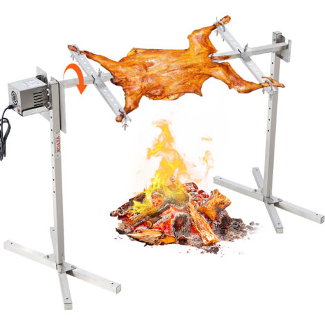 Vevor Barbecue Rotissoire Cm Kit De Rotisserie Electrique Charge